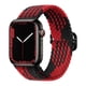 thumbnail image 1 of Adecuado para Apple Apple iwatch Correa de reloj plana para hebilla deslizante tejida de nailon arcoíris Correa elástica universal, 1 of 5
