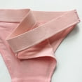 thumbnail image 3 of Gibobby Ropa interior bikini elástica para mujer Tangas de algodón para mujer, Bikini transpirable de tiro bajo, bragas para mujer, ropa interior Sexy para mujer(Blanco， XL), 3 of 5