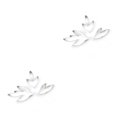 thumbnail image 1 of Ounissouiy 3 unids/set molde de arcilla en forma de hoja reemplazo lindo lavable inodoro anticorrosivo Fondant molde herramienta de moldeo Se muestra como imagen 2piezas, 1 of 6
