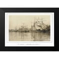 thumbnail image 2 of Waltz, Anne 18x14 Black Modern Framed Museum Art Print Titled - Amsterdam harbour 1890, 2 of 5