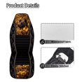 thumbnail image 6 of Uorisanigo Brown Bear Car Seat Covers 2 Pcs Stretch Polyester Fabric Cover Waterproof Car Seat Cover Easy Installation Universal Size Fit for Most Cars SUVs Trucks Vans, 6 of 7
