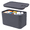 Charcoal Plus, variant on Locbbi Small Lock Box for Medication with Code, Upgrade Plus Size Medicine Lock Box with 3 Combination Locks, BPA-Free Plastic Lockable Storage Bin for Phone, Snack, Fridge, Home, Office, School