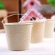 thumbnail image 1 of Gran Cubo de Hojalata de Metal, Cubo de Banquete de Boda, Canasta de Dulces, Hogar, Hotel, Bar, Cafetería, Decoración Soledad Cubo del tenedor de la planta, 1 of 10