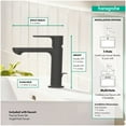 thumbnail image 7 of Hansgrohe 72517 Rebris S 1.2 GPM Single Hole Bathroom Faucet - Nickel, 7 of 7