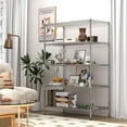 thumbnail image 2 of 5-Tier Metal Storage Shelving Unit, Adjustable Storage Rack Display Shelves,  Steel Wire Shelf on Wheels,  and Home Use, 48”W x 24”D x 72”H, 1500 LBS Capacity, 2 of 15