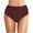 Wine, variant on Women's Summer Solid Color Pleated Beach Swim Trunks - Double - Layered, Suitable for Beach