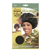 Qfitt Organic Argan & Shea Butter + Olive Oil X-Large Day & Night Sleep Cap