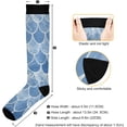 thumbnail image 3 of FREEAMG Mermaid Compression Socks Women Men Long Stocking (20-30mmHg) Travel Knee High Stockings for Athletic Sports,Running,Cycling,Nursing, 3 of 7
