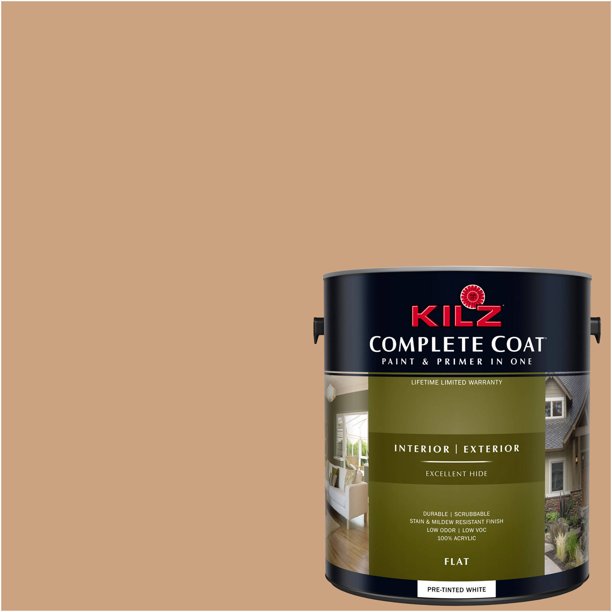 Raw Wood, KILZ Complete Coat Interior/Exterior Paint & Primer in One, 