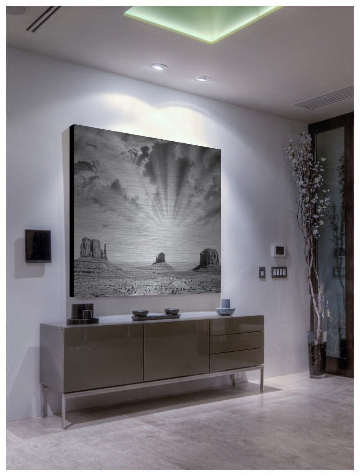 Marmont Hill - "Heaven Shine" Painting Print on Brushed Aluminum