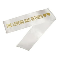 Koyal Wholesale Funny Retirement Party Sashes, Legend