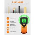 thumbnail image 2 of Mecurate Stud Finder Wall Scanner Sensor - 5 in 1 Electronic Stud with LCD Display & Audio Alarm for Wood AC Live Wire Metal Studs Detectio, 2 of 8