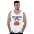 thumbnail image 5 of USA American Patriotic Papa Smurf Tank Top Sleeveless Tee Men Brisco Brands S, 5 of 6