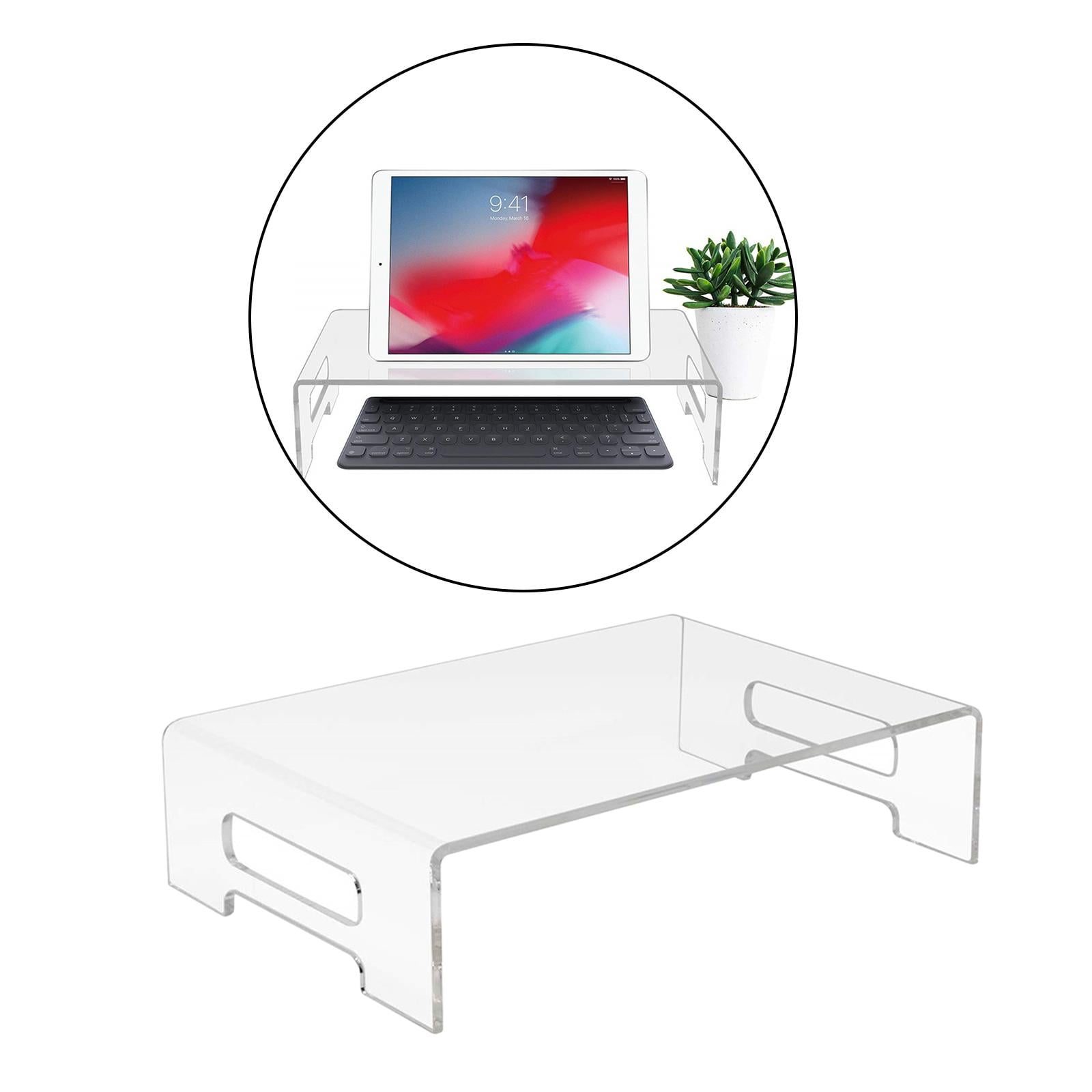 Wzmzjy Baosity Clear Monitor Stand Platform Laptop Printer Riser Bed Tray Home Office