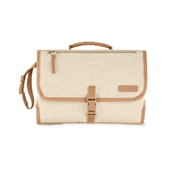 Cambiador portátil para bebés Skip Hop Pronto Beige Swirl Dot