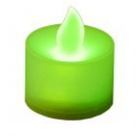 Club Pack Of 12 Led Lighted Battery Operated Green Tea Light Candles Club Pack Of 12 Led Lighted Battery Operated Green Tea Light Candles