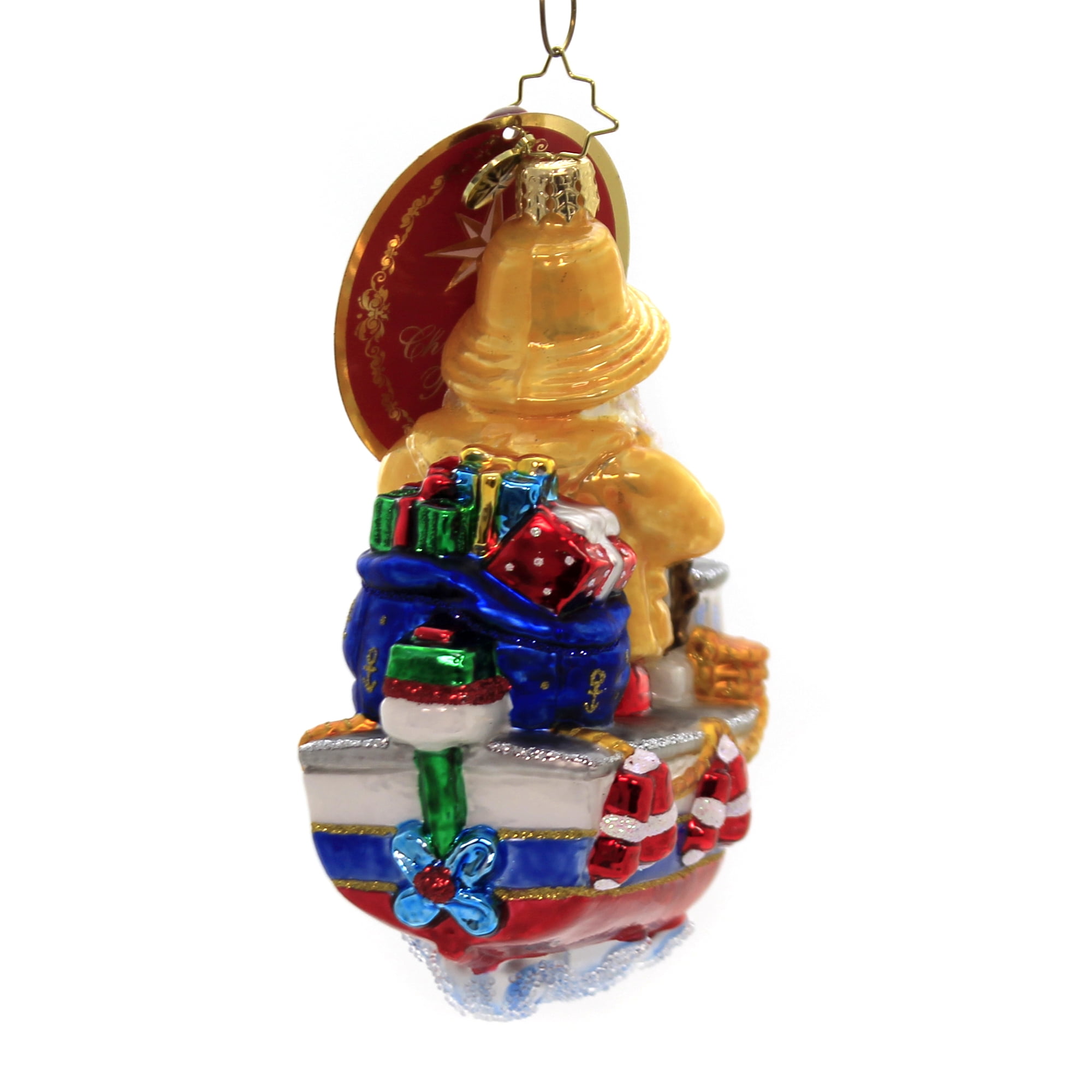 Christopher Radko *NEW* 2019 We're Gonna Need A Bigger Boat Christmas Ornament 