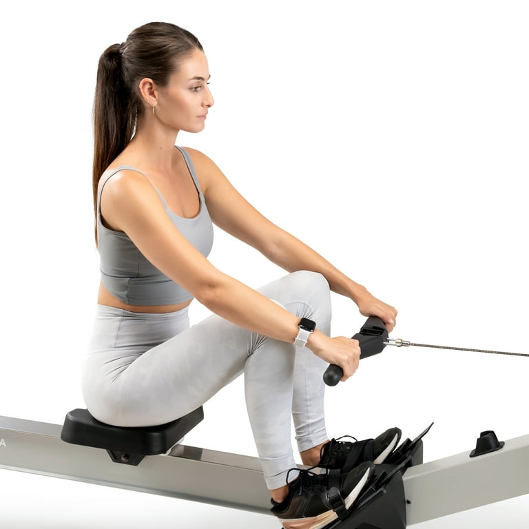 Marcy Deluxe Home Rowing Machine California Fitness Products NS 7874RW with Adjustable Air Resistance Walmart