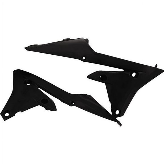 Acerbis Black Plastic Radiator Shrouds/Scoops (2374150001)