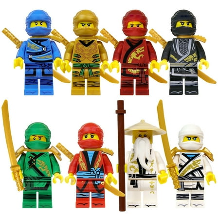 Dinohhi 8pcs Phantom Ninja Master Fit Lego Blocs de Construction Jouet ...