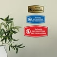 thumbnail image 4 of Fancy Seriously No Soliciting No Trespassing Sign (White) - Medium, 4 of 5