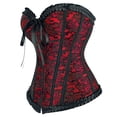 thumbnail image 2 of Womens Corset Top Bustier Tops For Women Plus Size Corset Renaissance Corset Top Red 5XL, 2 of 5