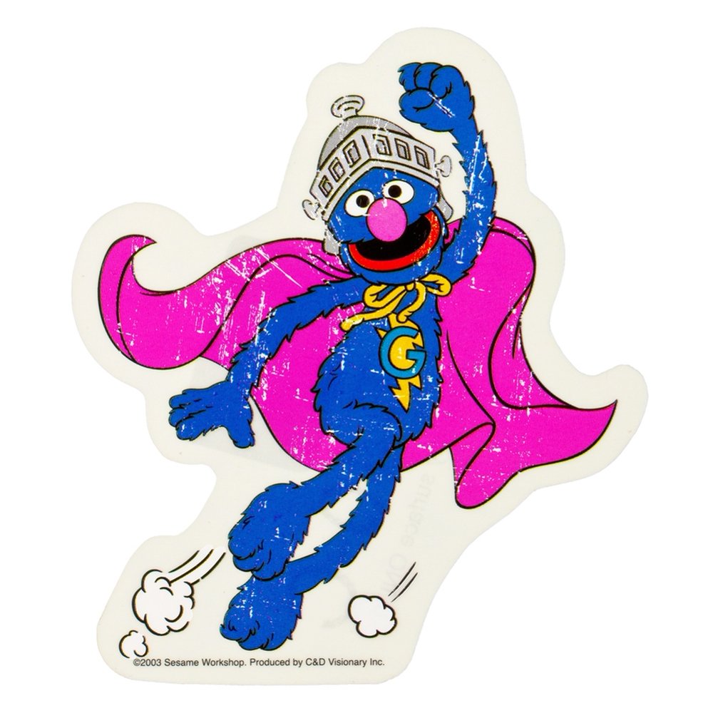 Sesame Street Super Grover Decal