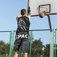 thumbnail image 5 of Naloa I Need More Space Basketball Jersey Reversible Men's Mesh Athletic Sports Shirts Training Practice S-4XLMedium, 5 of 6