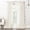 Cream, variant on Sheer Avril Crushed Texture Rod Pocket Curtain Panel : Light Filtering, Machine Washable, Polyester-Available in multiple sizes