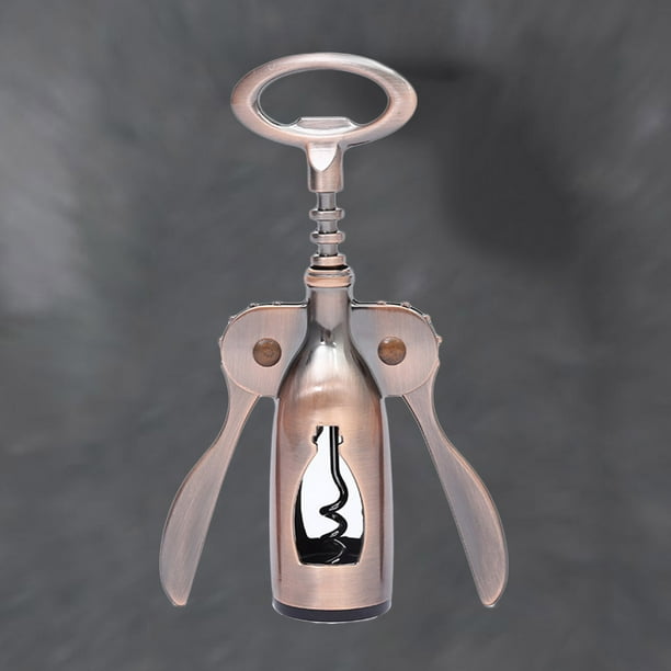 unbranded Red Wine Bottle Opener Multifunctional Wing Style Zinc Alloy Perfect for Opening Wine and Beverages
