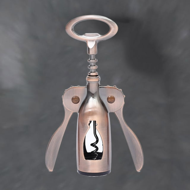 unbranded Red Wine Bottle Opener Multifunctional Wing Style Zinc Alloy Perfect for Opening Wine and Beverages