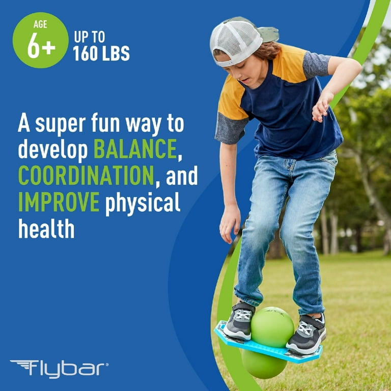 Adult Toy Flybar Pogo Trick Ball For Kids, Trick Bounce Board For