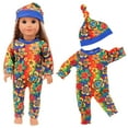 thumbnail image 2 of AmaMary Baby Doll Clothes 18 Inch Reborn Doll Clothing Accessories Jumpsuit with Hat Shower Game Gift, 2 of 6