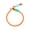 Orange, variant on Adjustable Anti-Escape Dog Collar Heavy Duty Nylon Neck Ring with Quick Release Design for Small Medium Large Dogs Outdoor Walking Training Pink