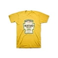 thumbnail image 2 of Kerusso Unisex Short Sleeve Casual T-Shirt, Mustard, Yellow, 3X, 2 of 7