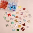 thumbnail image 6 of 1 Box Multi Style Colorful Flower Bow Mixed Nail Art Decoration Sweet Translucent Mini Flower Nail Charms Supplies For Manicure DIY, 6 of 8