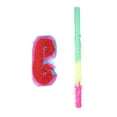 thumbnail image 3 of QUMIIRITY Ensemble de 10 Bâtons de Pinata pour Fête d'Anniversaire, Design en Papier Multicolore pour Enfants, 3 of 8