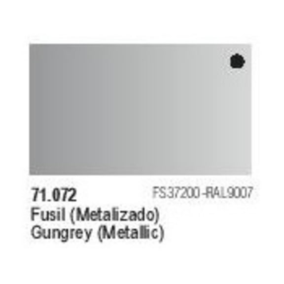 Vallejo 71072 Model Air Gunmetal (Metallic) Acrylic Paint 17ml