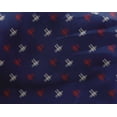 thumbnail image 4 of oneOone Georgette Viscose Fabric Hash Sign Kasuri Printed Fabric 1 Yard 42 Inch Wide, 4 of 4
