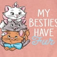 thumbnail image 3 of Disney - The Aristocats - My Besties Have Fur - Toddler & Youth Girls Short Sleeve Graphic T-Shirt, 3 of 5