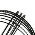 thumbnail image 3 of Mainstays Indoor Metal Abstract Orb 6" Black Modern Accent Tabletop Decoration, 3 of 6