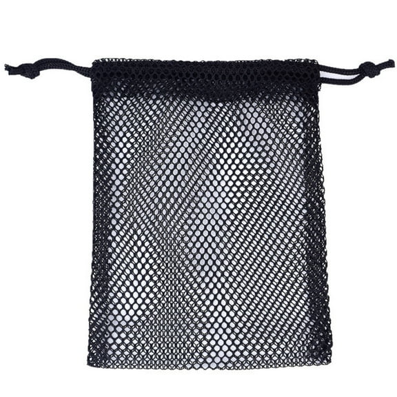 Nylon Mesh Drawstring Bag, Fit For Table Tennis Balls, Kids Toys Storage, Durable And Reusable, Lightweight And Portable, Transparent Mesh Bag For Easy Item Identification