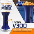 iPong V300 Table Tennis Training Robot with Oscillation and Wireless