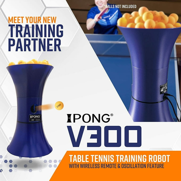iPong V300 Table Tennis Training Robot with Oscillation and