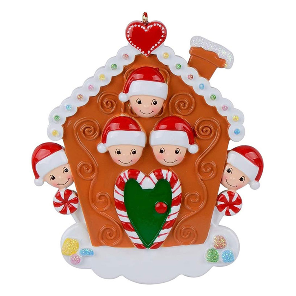 Personalized Family Christmas Ornament House Family Ornaments 2021