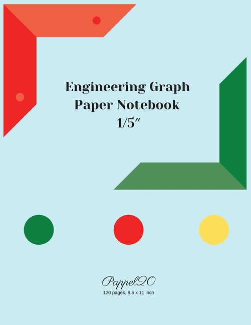 Engineering Graph Paper Engineering Graph Paper Notebook 1/5 Inch Engineering Graph Paper124