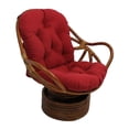 thumbnail image 1 of Textured Rattan Wicker Swivel Rocker rocker chair Chair Cushion Seat Cushions, 1 of 9