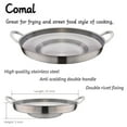 thumbnail image 4 of ARC 23" Heavy Duty Stainless Steel Concave Comal Set With Cast Iron Propane Burner 80,000BTU Stove and Burner Stand,Discada Disc Cooker 3 in 1. Great For Backyard Parties & Outdoor Cooking., 4 of 8