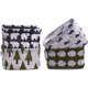 thumbnail image 1 of 4 Uds. Contenedores de almacenamiento de lona pequeños, Mini cesta de almacenamiento de tela plegable bonita, cesta organizadora de juguetes para bebés y niños TUNC Sencillez, 1 of 5