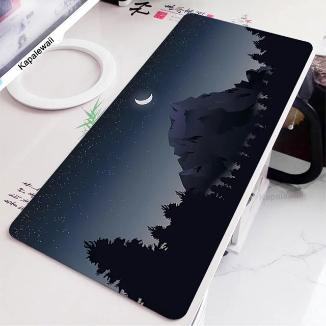 Deep Forest Firewatch Mouse Pad Gamer Green Office Desk Mat Computer Deskmat Mousepad Kawaii Office Accessories Pc Table Rug Xxl